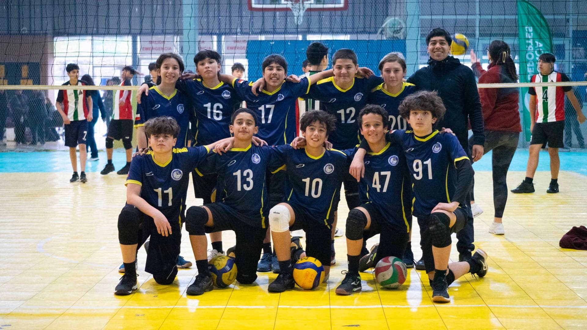 Manuel de Salas y República de Siria pasan a la provincial del Vóleibol Sub 14