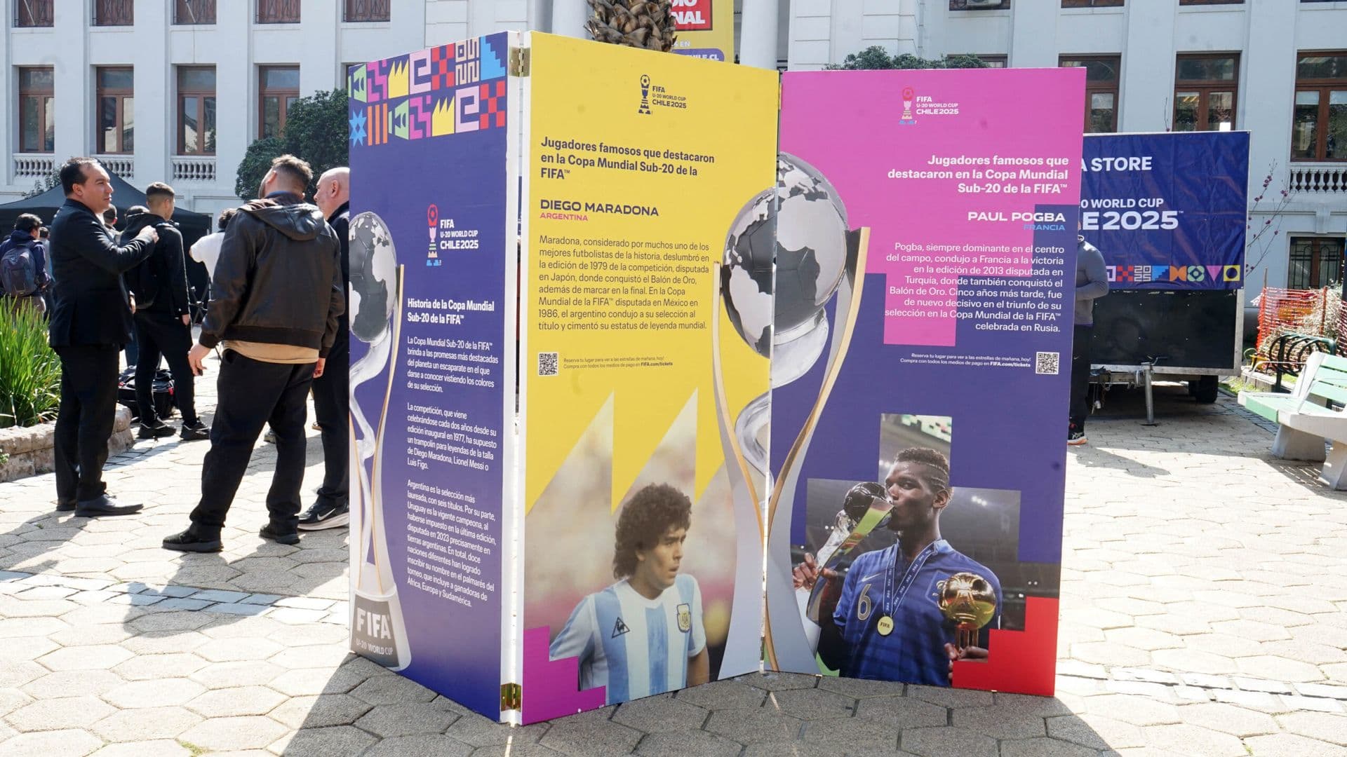 Trophy Tour de la Copa Mundial Sub 20 visitó Ñuñoa