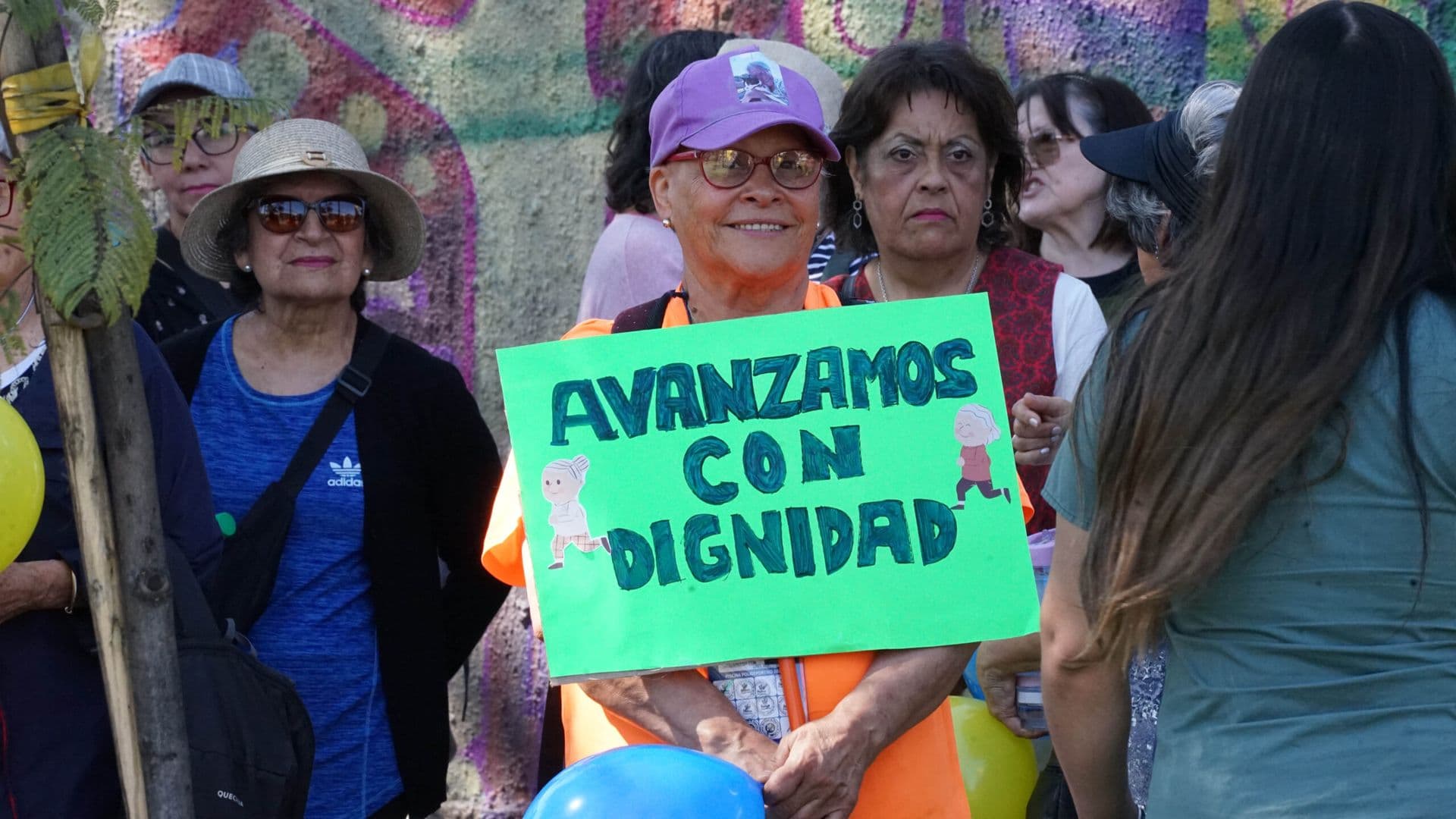 Gran Caminata Mayor hasta Plaza Ñuñoa