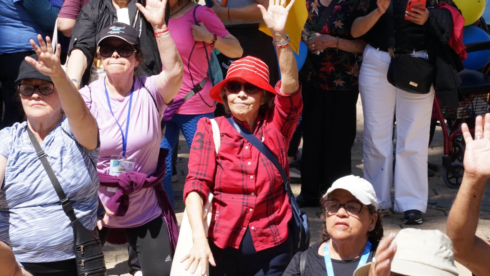 Gran Caminata Mayor hasta Plaza Ñuñoa