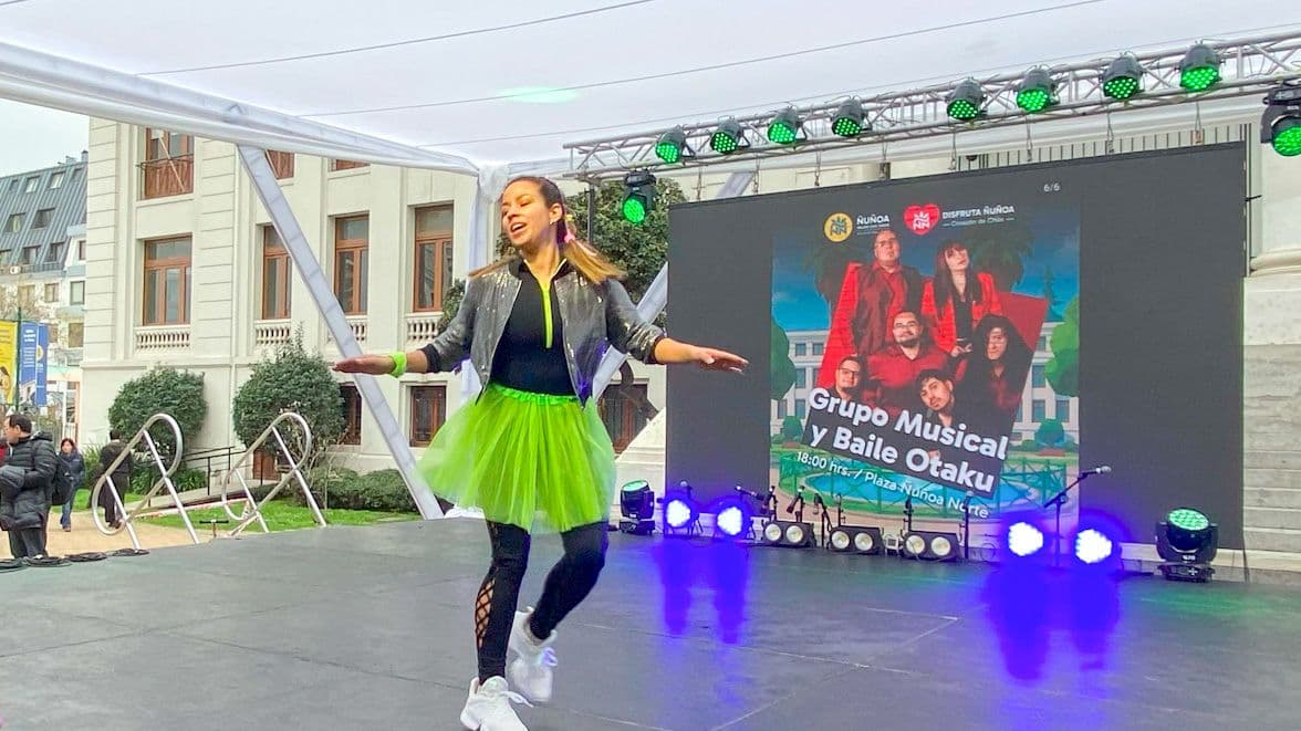 Ñuñoa Deportes colaboró con una Zumba Kids en el Día de la Niñez