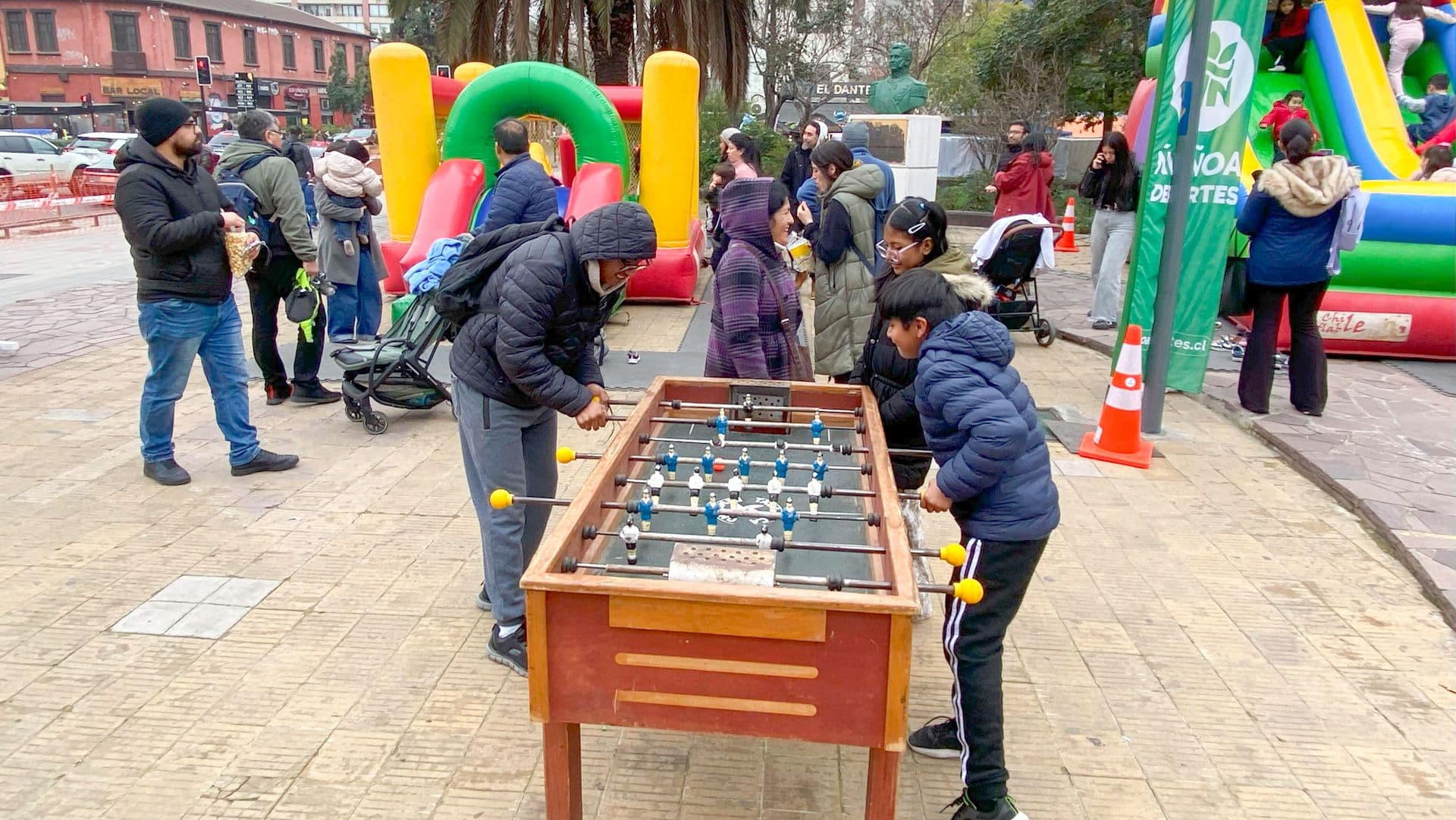 Ñuñoa Deportes colaboró con una Zumba Kids en el Día de la Niñez