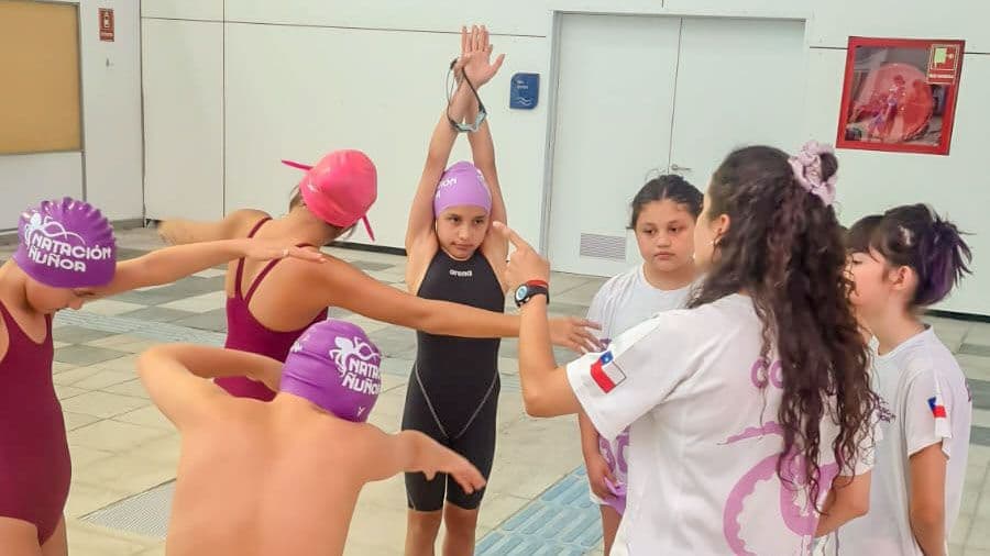 Natación Ñuñoa cosechó medallas en el Campeonato Nacional Infantil de Verano 2025