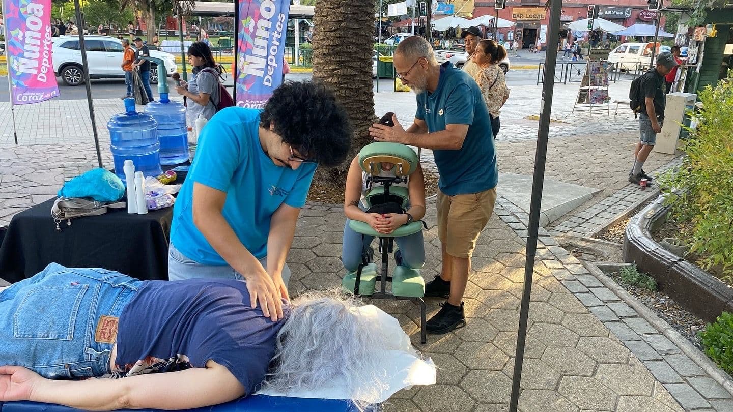 Plaza Ñuñoa se activó al ritmo del spinning
