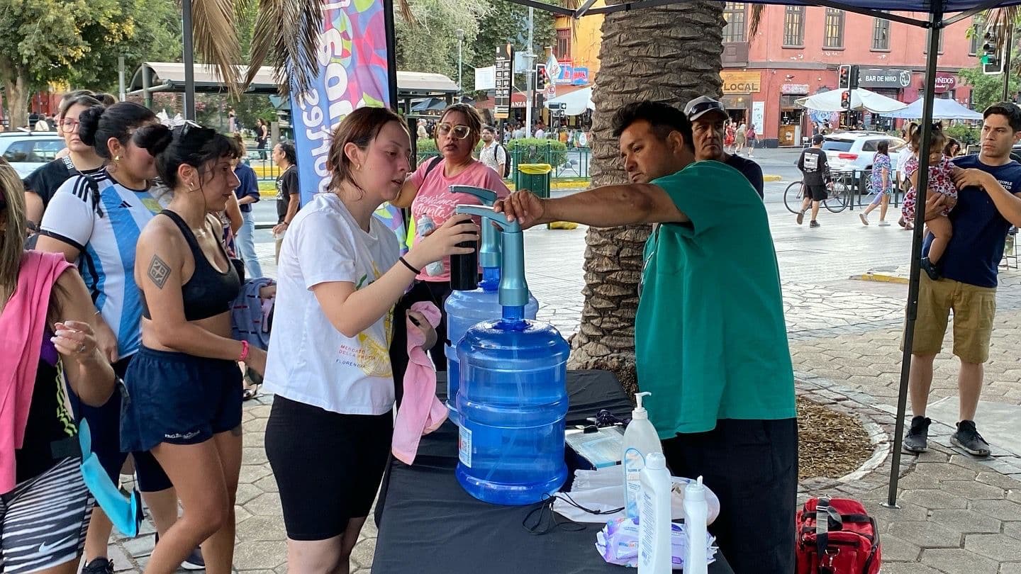Plaza Ñuñoa se activó al ritmo del spinning