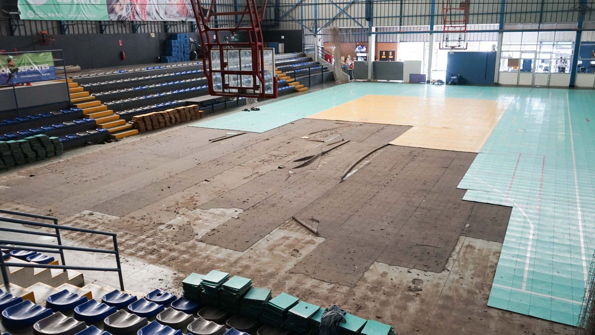 Comenzó la remodelación del Polideportivo de Ñuñoa