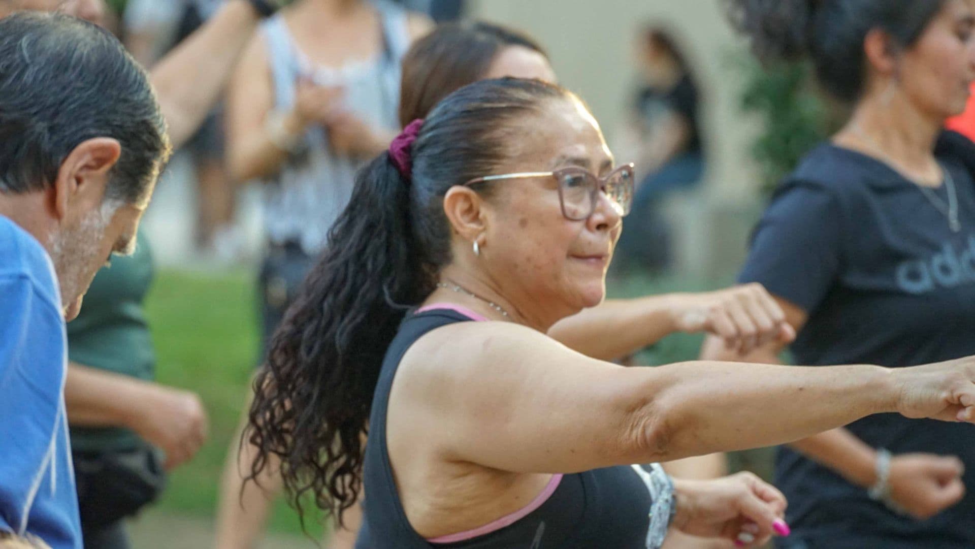 El baile se apoderó de la Plaza Ñuñoa