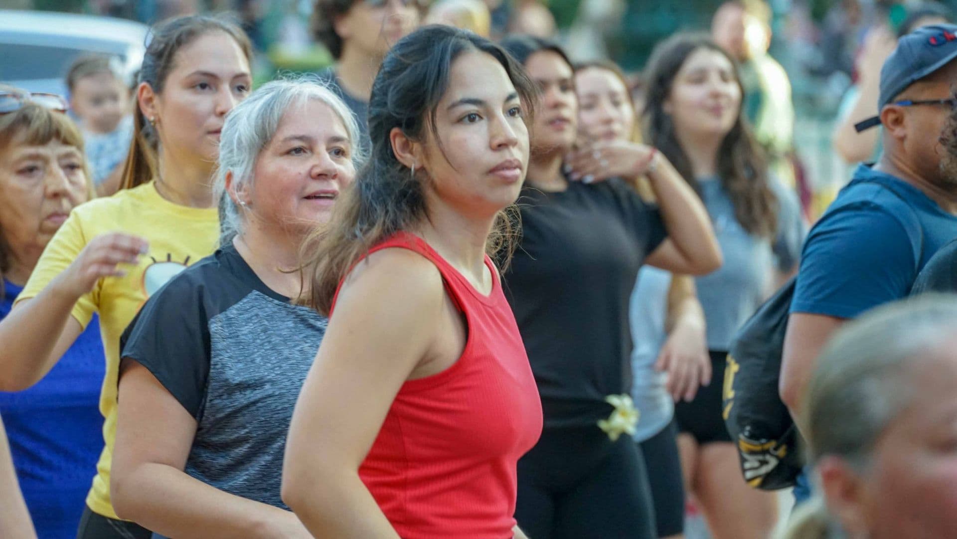 El baile se apoderó de la Plaza Ñuñoa