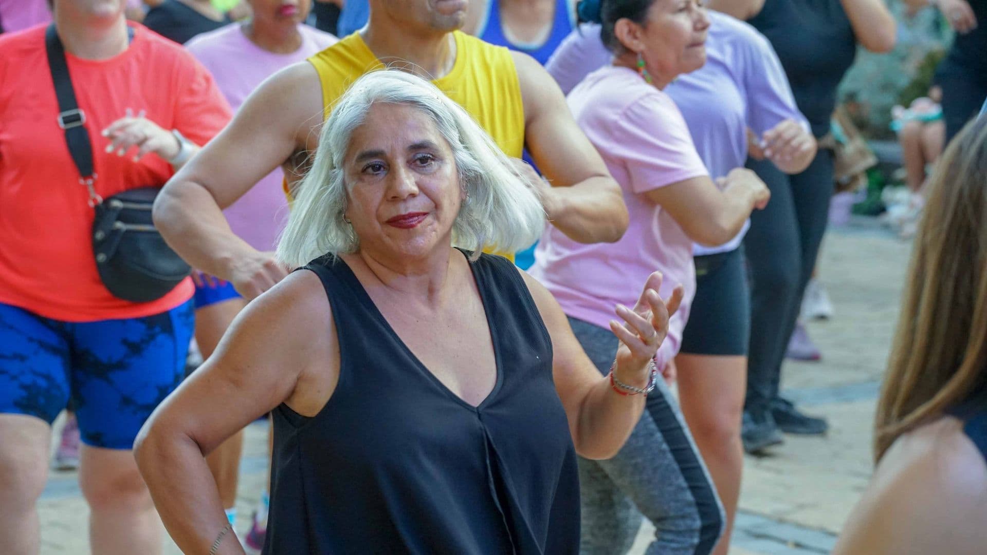 El baile se apoderó de la Plaza Ñuñoa
